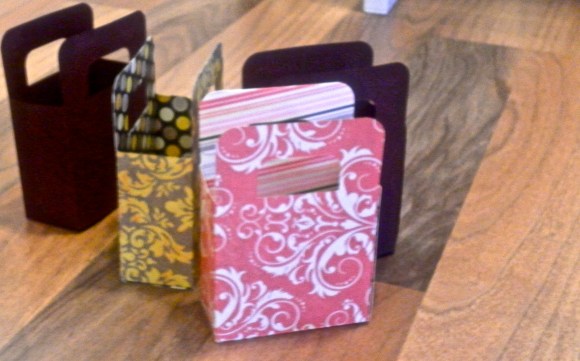 Custom-made gift bags for assorted chocolate truffles