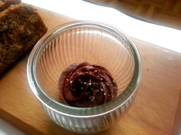 Delicious chocolate butter infused with orange zest