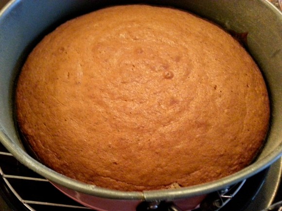 Spiced banana cake