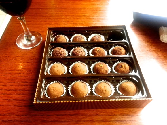 Homemade truffles as a gift