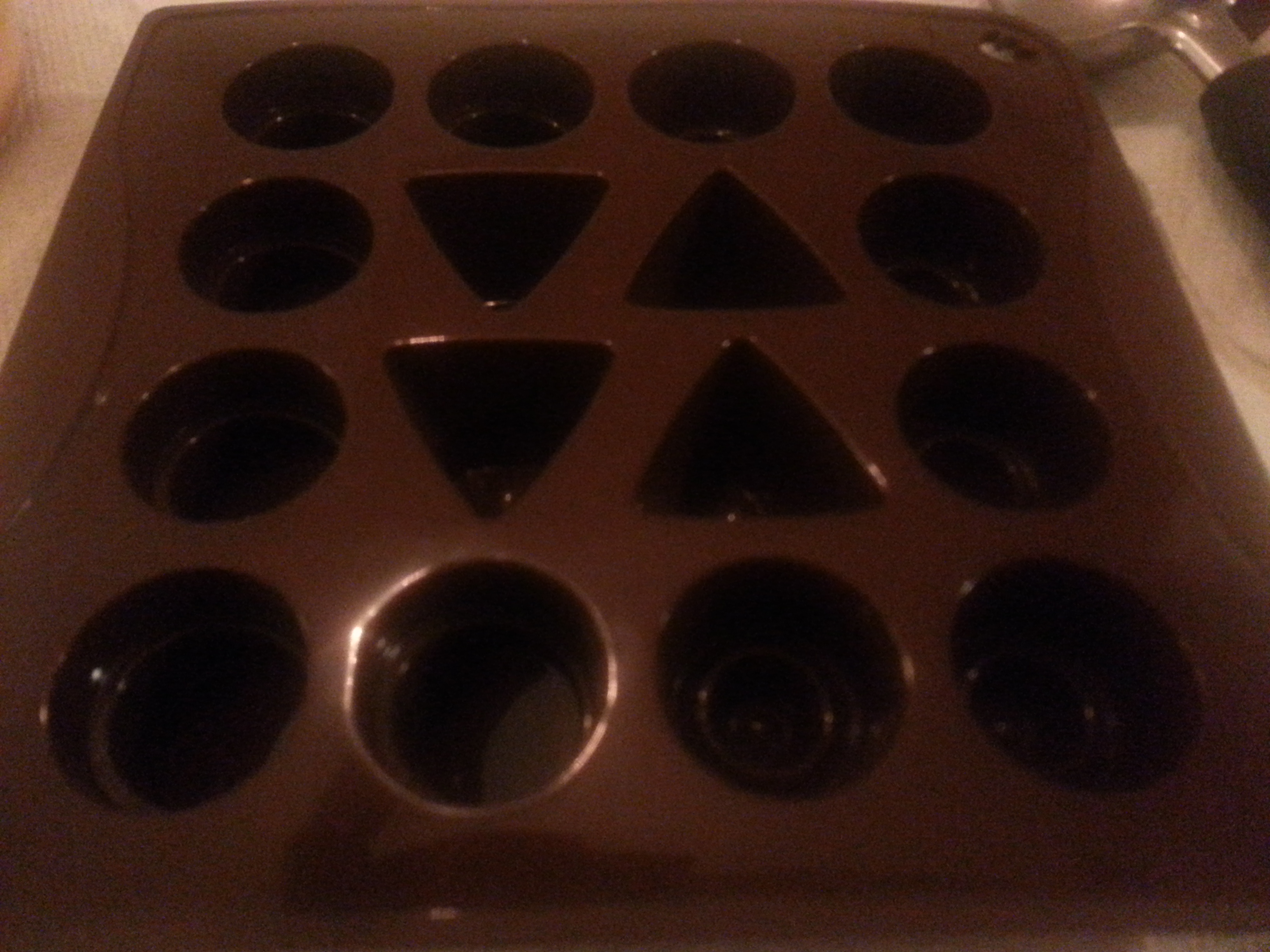 Silicone mold for truffles