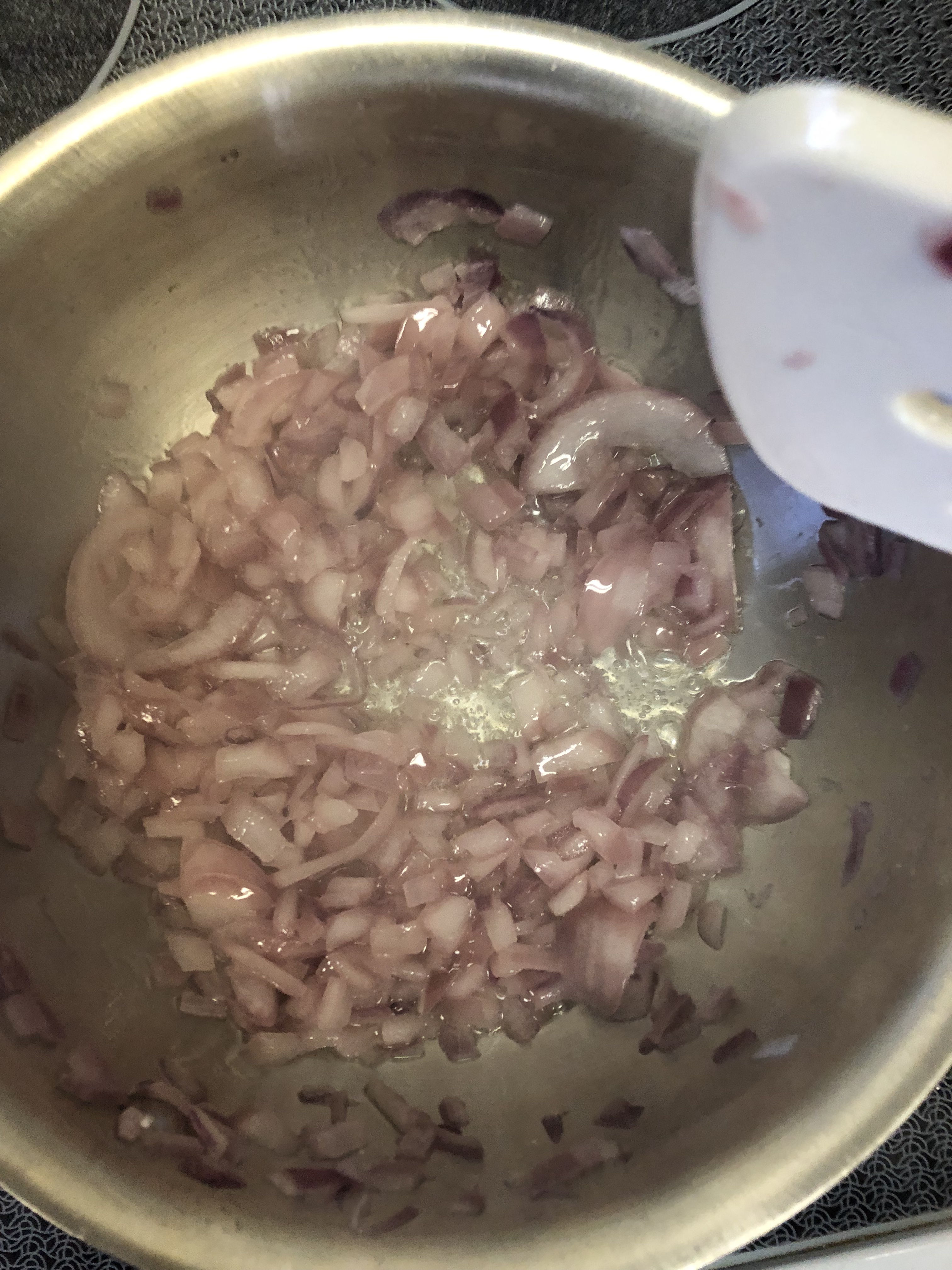 Cooking onions for Indian food